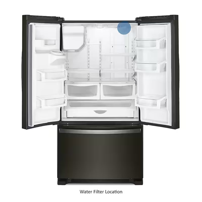 French Door Refrigerator in Black Stainless Q807695