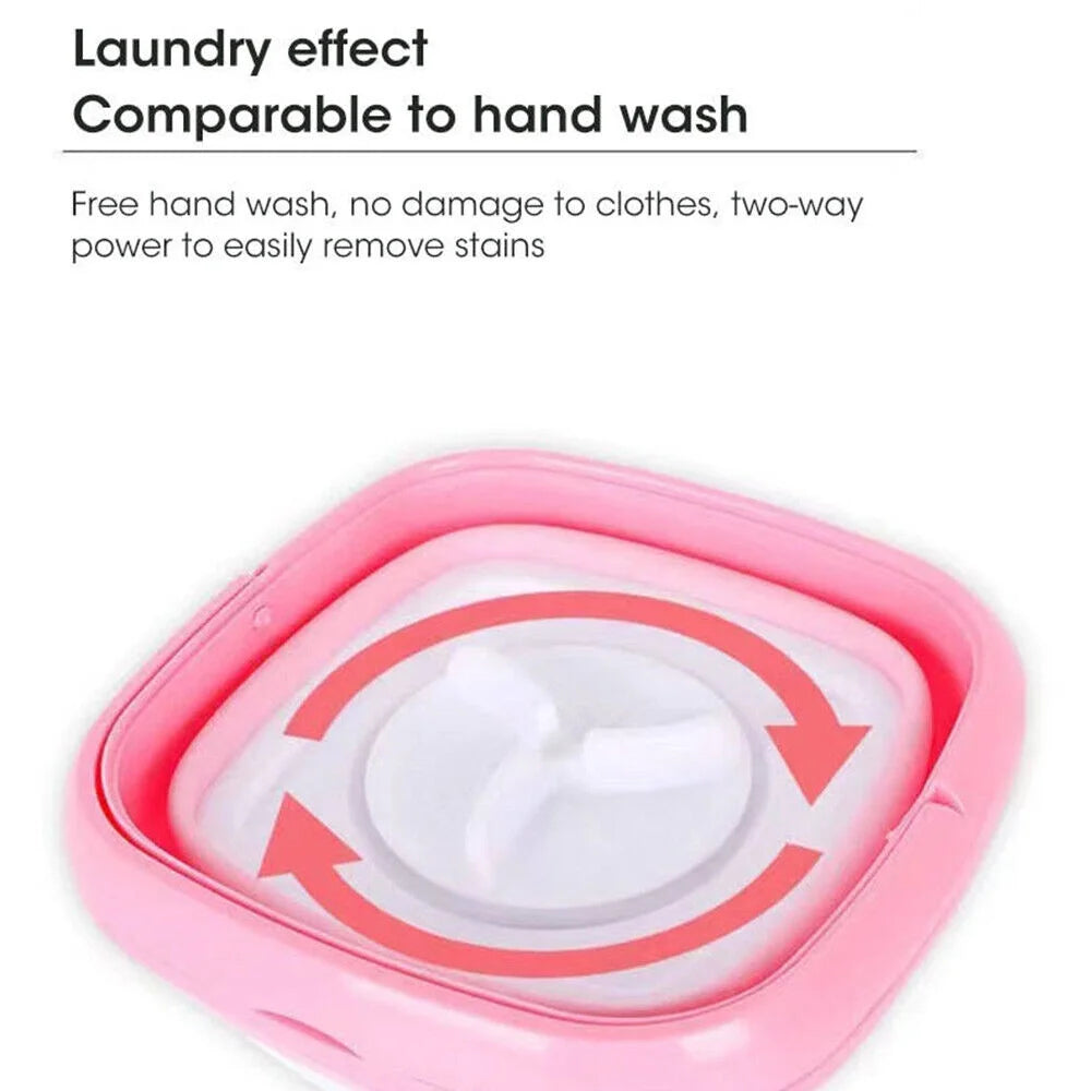 Foldable Clothes Washer with Dryer Bucket K8879