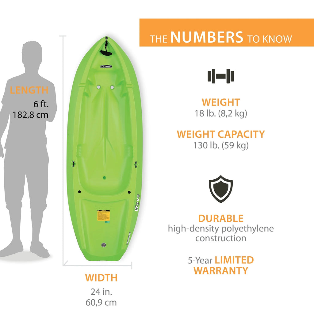 Green Youth Kayak with Paddle M890