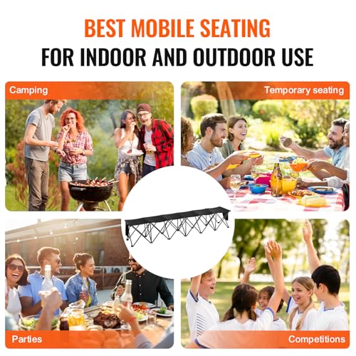 Portable Folding Bench with Carry Bag & Backrest G201856