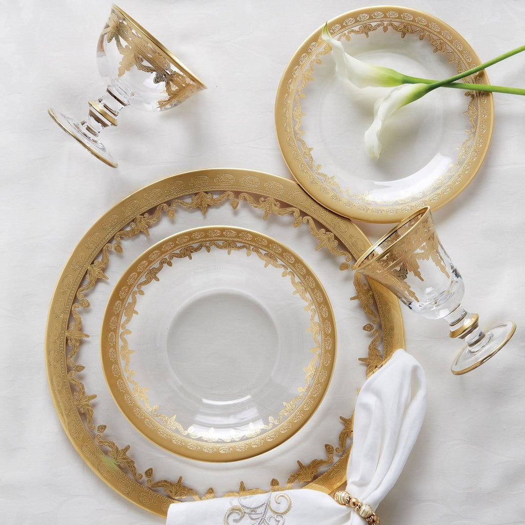 Gold Salad/Dessert Plate A390
