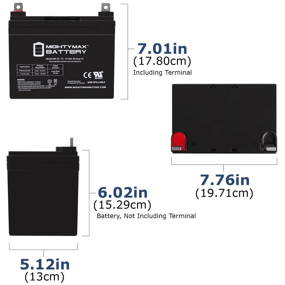 12V 35AH Battery W397