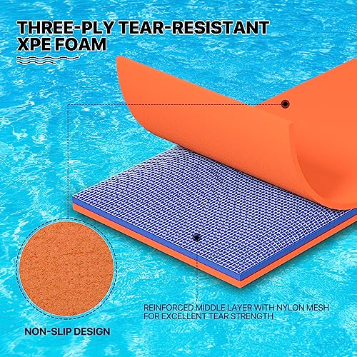 12 ft 3 Layer Tear Resistant XPE Foam Floating Water Mat D44312