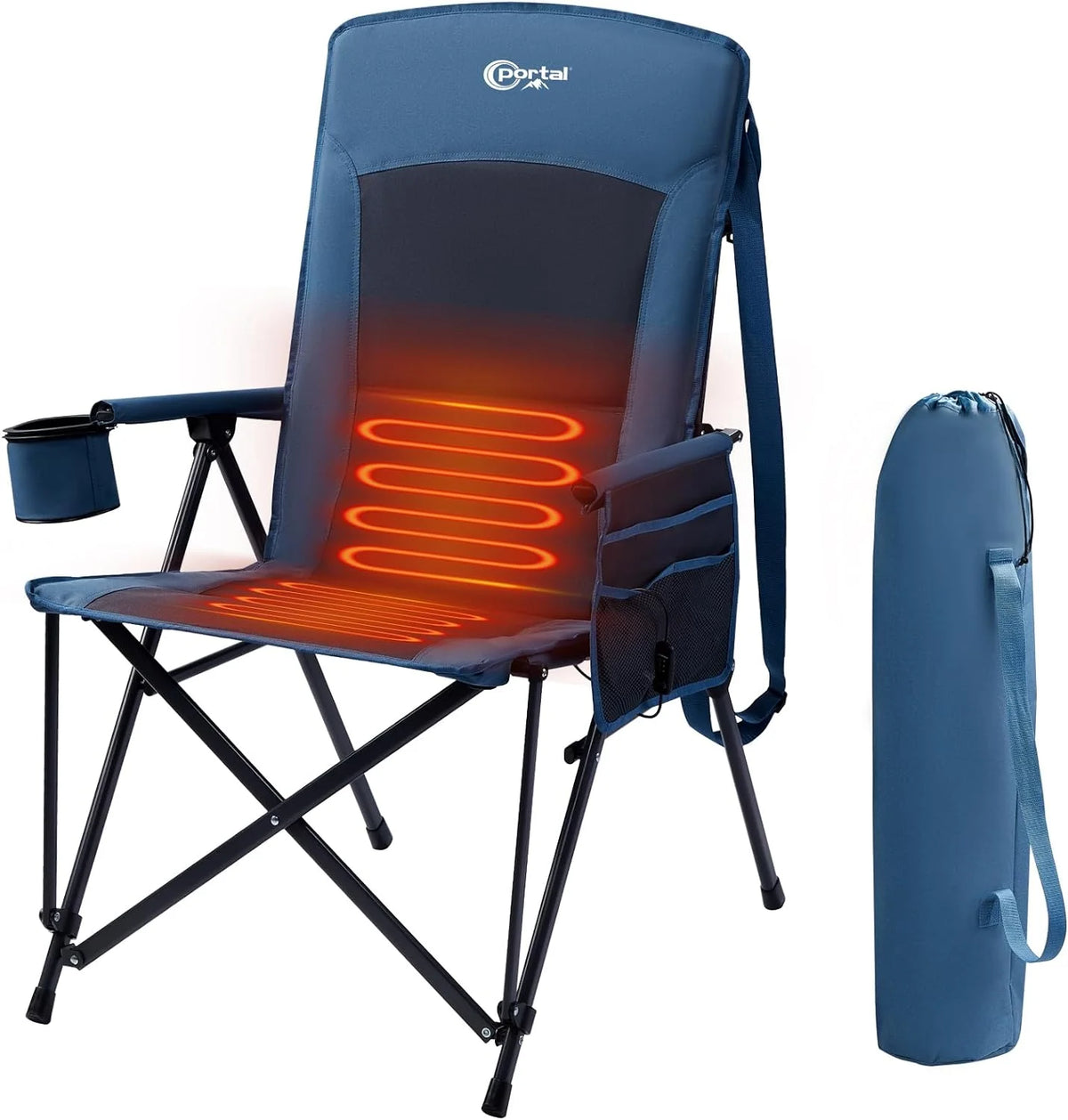 Folding Portable High Back Oversized Camping Chair A33002