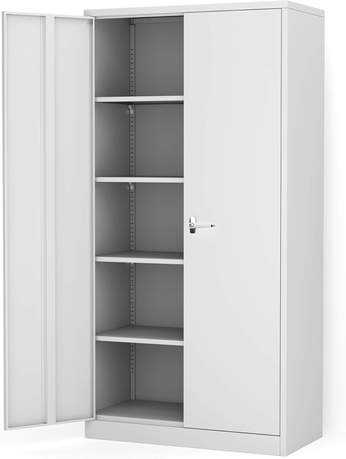 Metal Storage Cabinet with 4 Adjustable Shelves F525