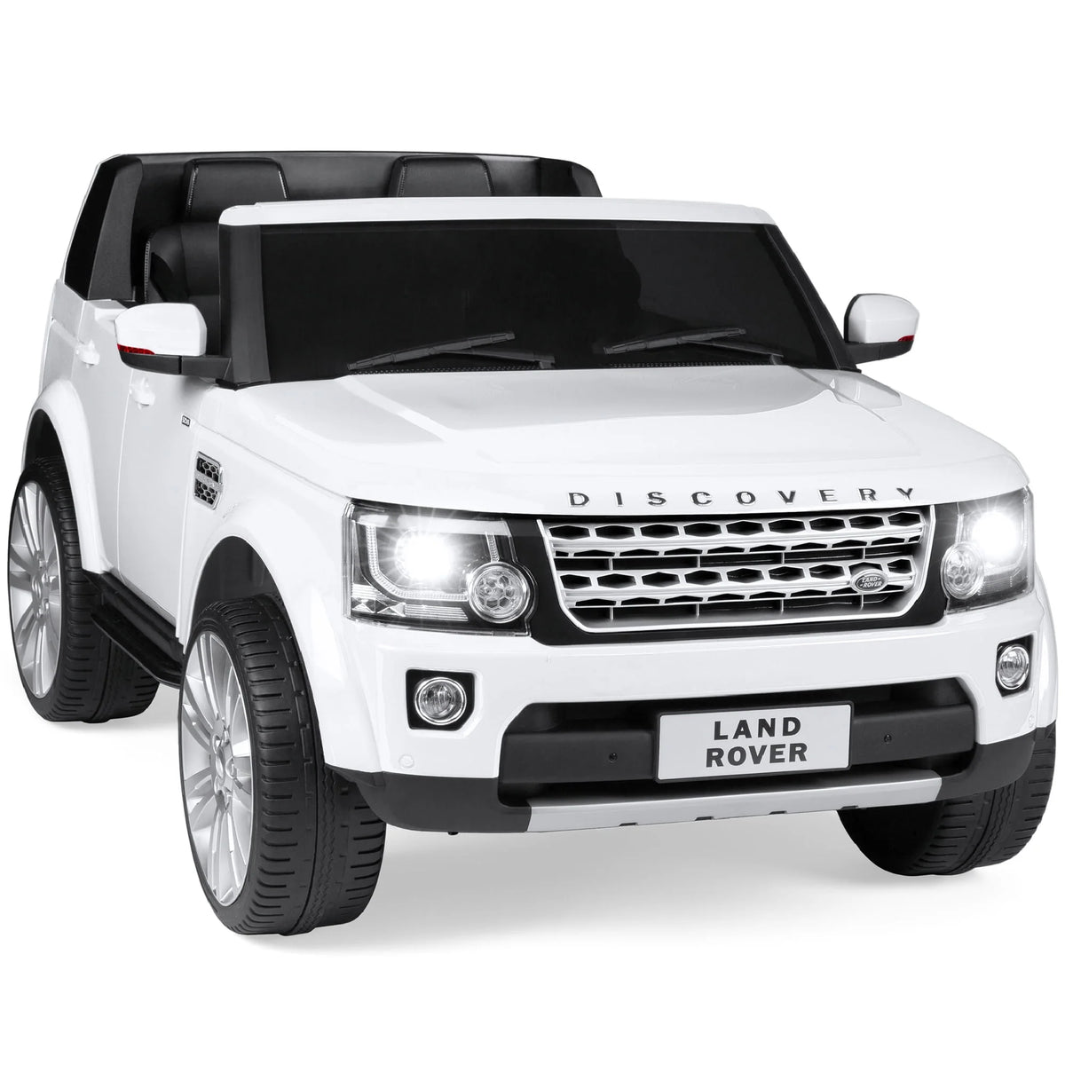 12V 2-Seater Ride On Car Toy with Parent Remote Control White R763