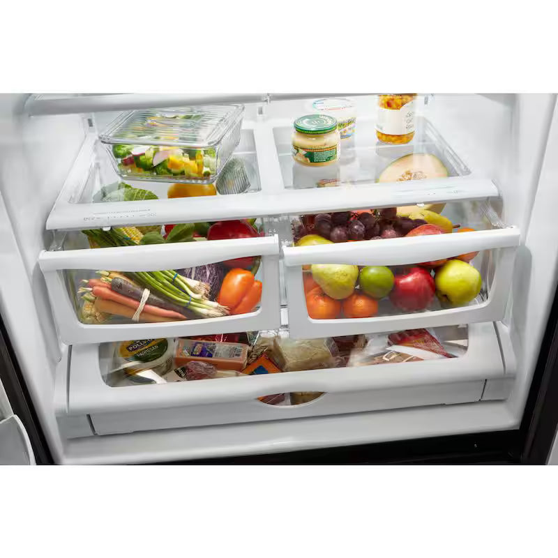 French Door Refrigerator in Black Stainless Q807695