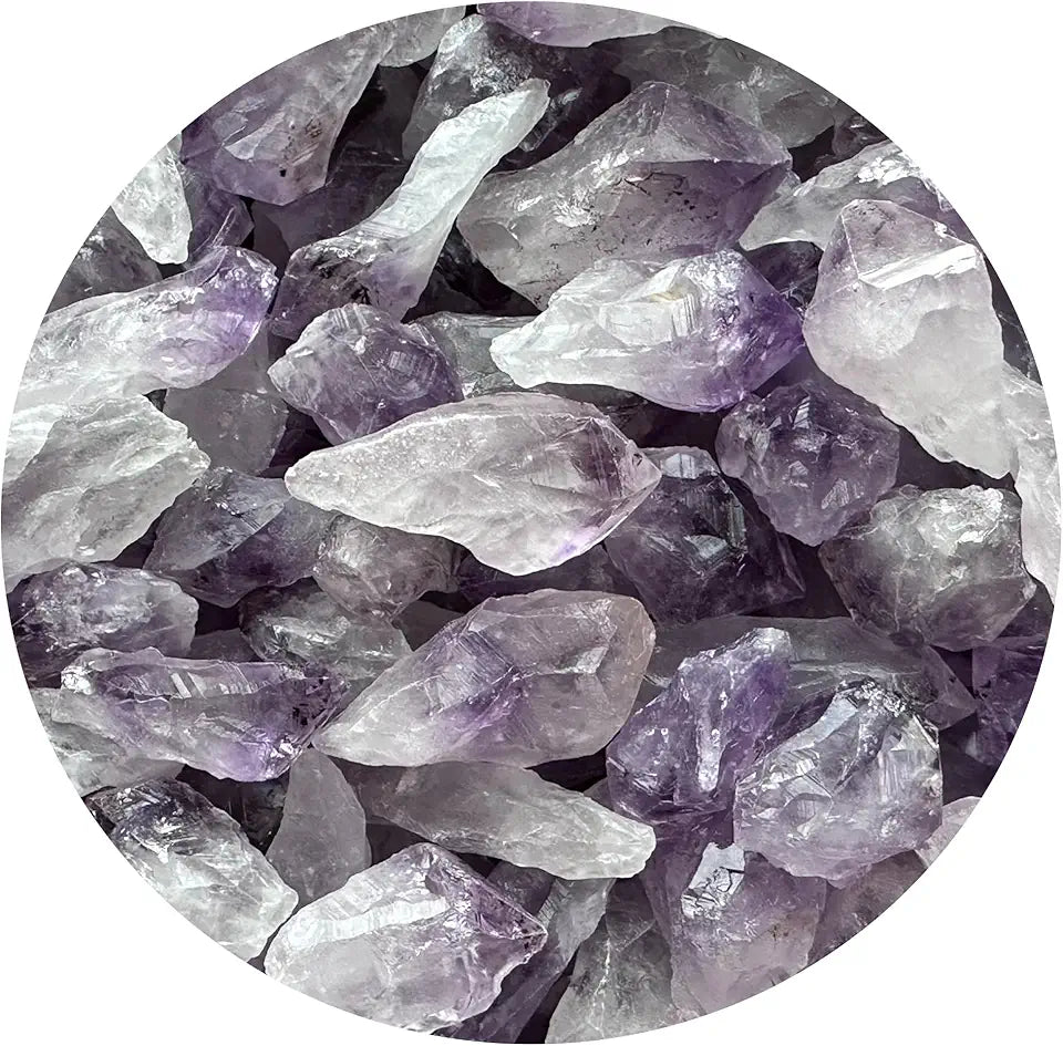 Natural Amethyst Points Healing Crystals 1 Pound N462457