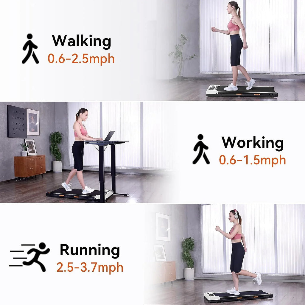 Under Desk Treadmill 2 in 1 Black R9235