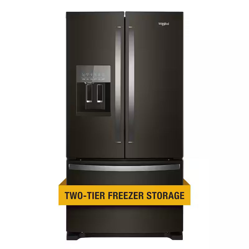 French Door Refrigerator in Black Stainless Q807695