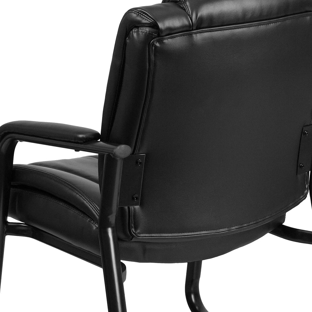Black LeatherSoft Reception Chairs X314