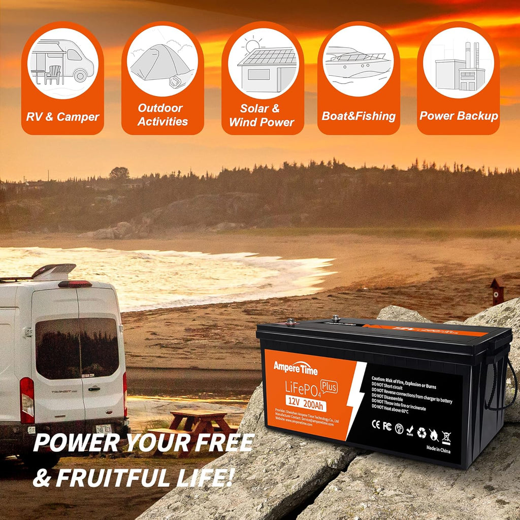 12V 200Ah Lithium LiFePO4 Battery with 200A BMS Z6665