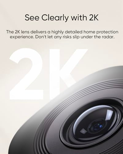 2K Resolution 360° Pan and Tilt Indoor Security Camera W651253