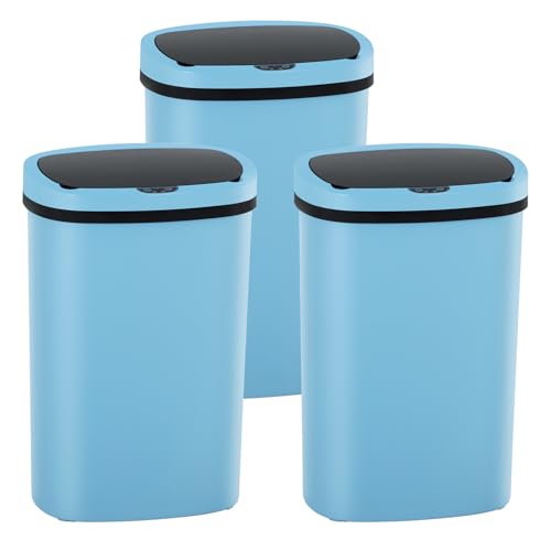 13 Gallon Automatic Touch Free Trash Can with Lid L403