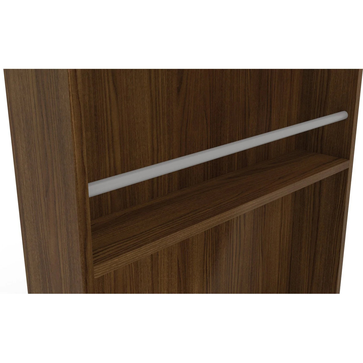 Modern Brown Bar Table with Wine Storage Z1746