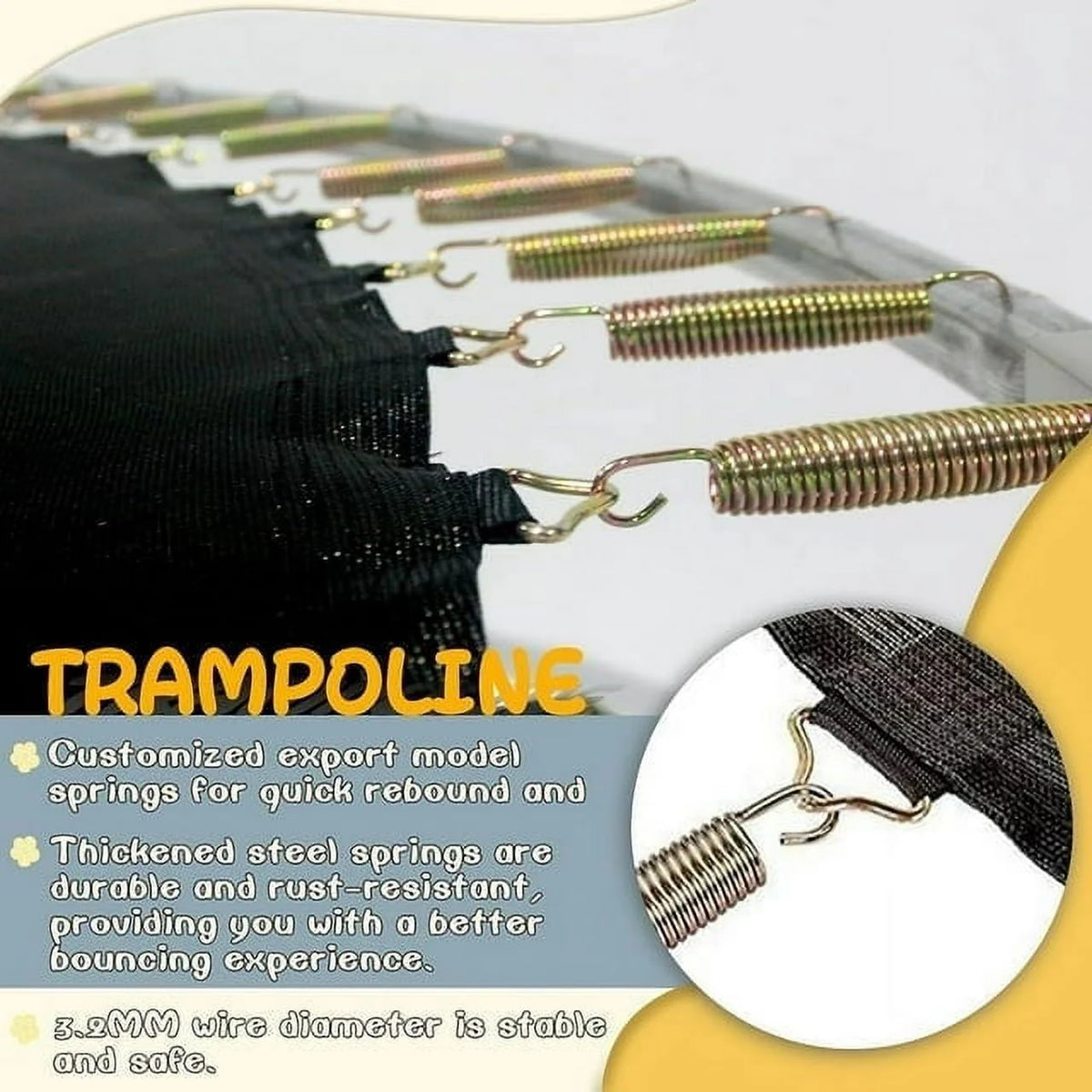 10FT Trampoline with Safety Enclosure Net P260