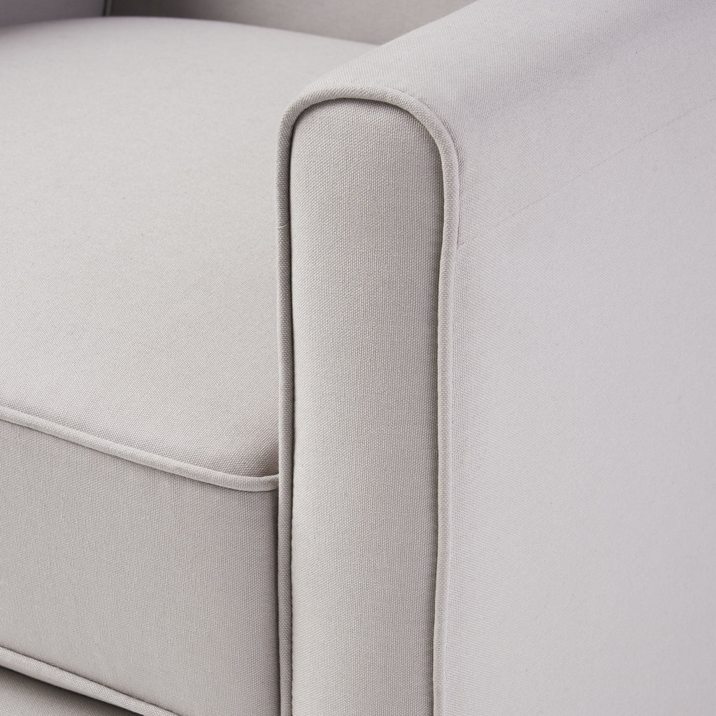 Gray Fabric Upholstered Pushback Recliner K6719