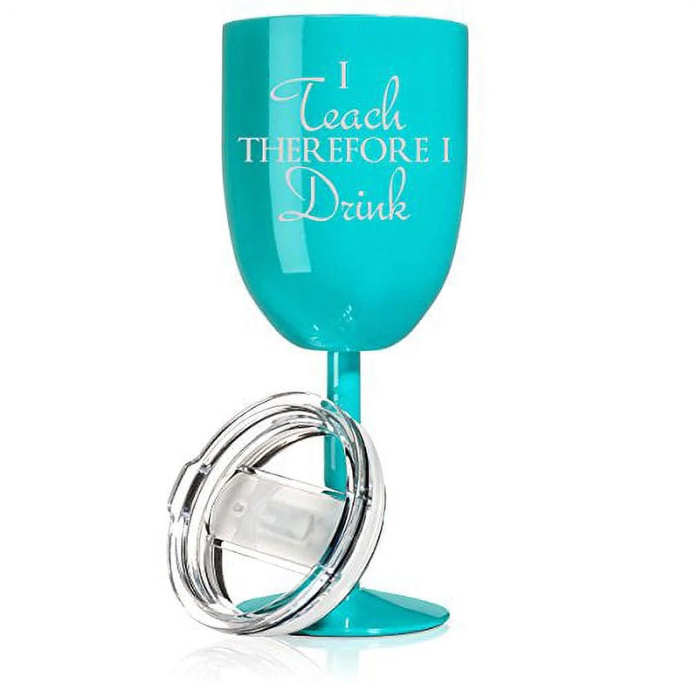 14 oz Double Wall Vacuum Insulated Stainless Steel Wine Tumbler with Lid D174