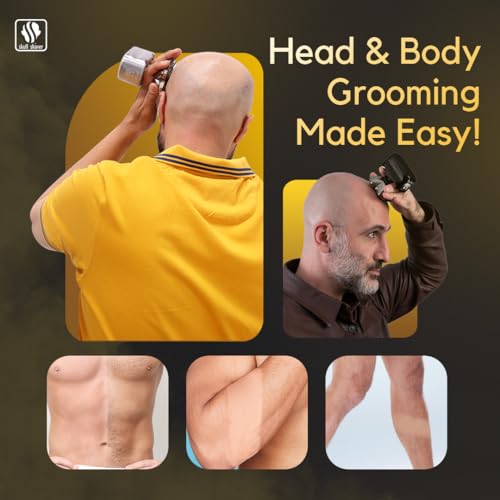 Gold Electric Head and Face Shaver A764