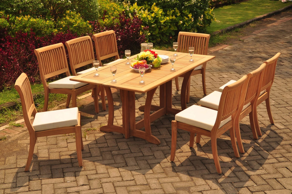 7 Pc Grade-A Teak Wood Dining Set E709