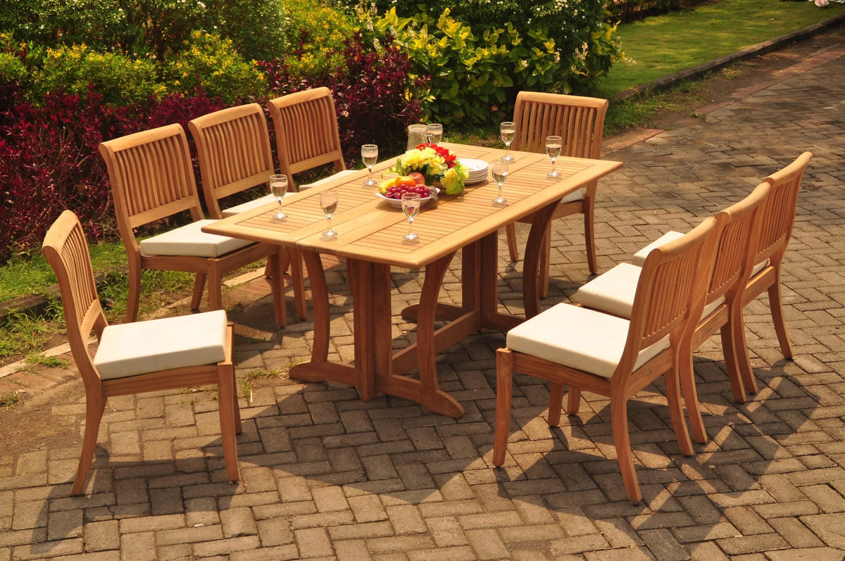 7 Pc Grade-A Teak Wood Dining Set E709