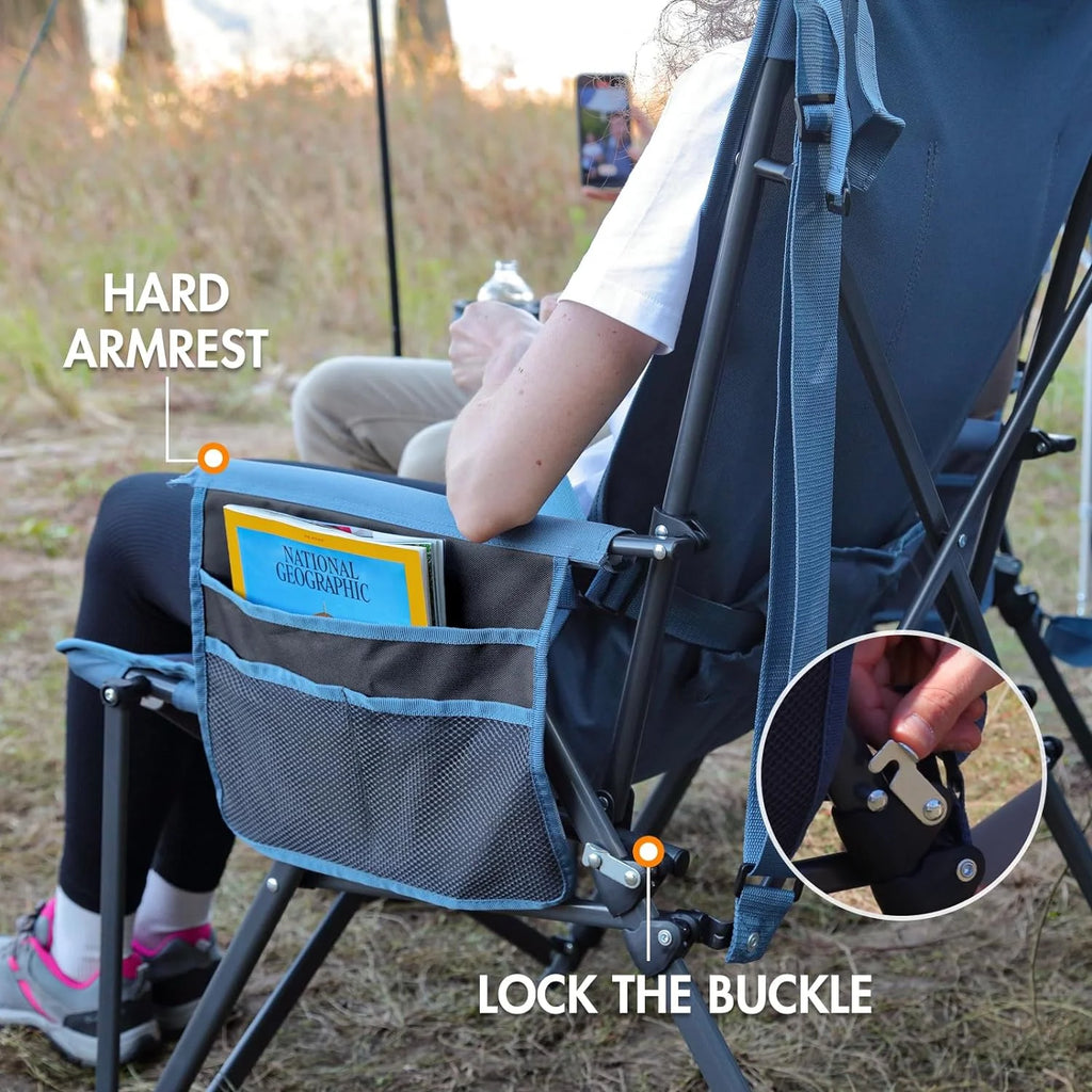 Folding Portable High Back Oversized Camping Chair A33002