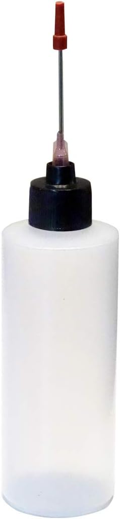 2-4oz Plastic Squeeze Bottles with Stainless Steel Applicators N409241