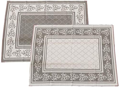 Reversible Outdoor Patio RV Mat 9ft. x 12ft. Brown X432626