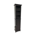 Espresso MDF Freestanding Linen Cabinet E561510