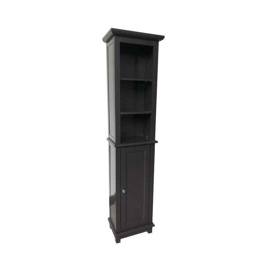 Espresso MDF Freestanding Linen Cabinet E561510