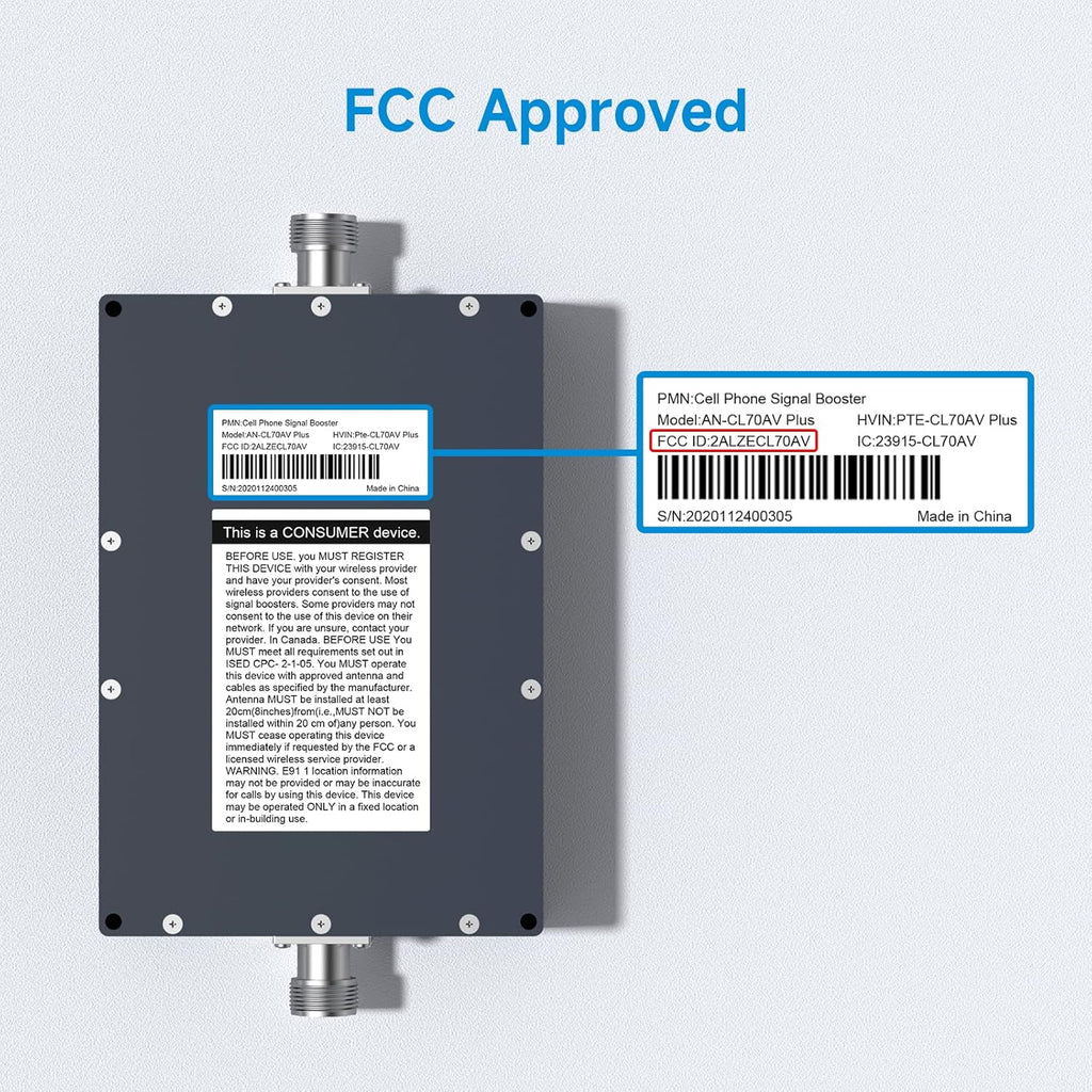 Cell Phone Signal Booster, Multi-User All Carrier, 5G/4G/LTE C2478