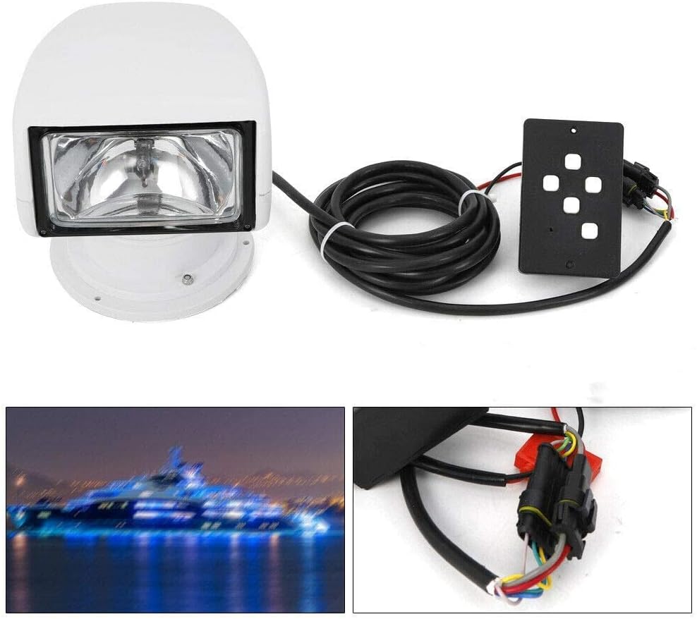 12V 100W White Waterproof Marine Spotlight B66411