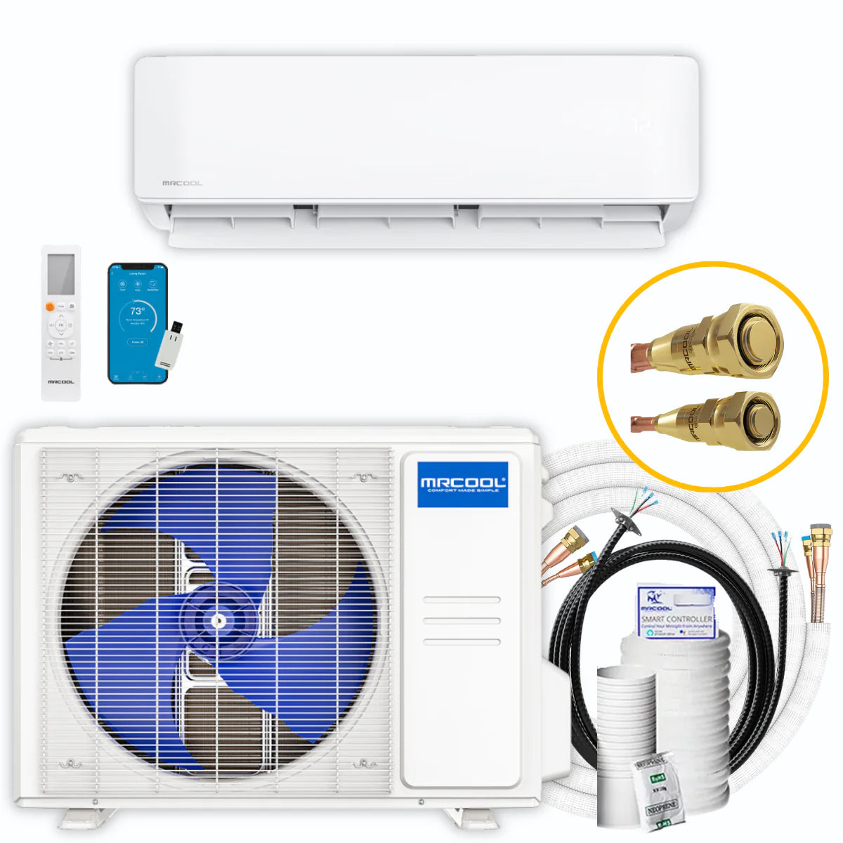 18K BTU Ductless Mini Split Heat Pump E63116