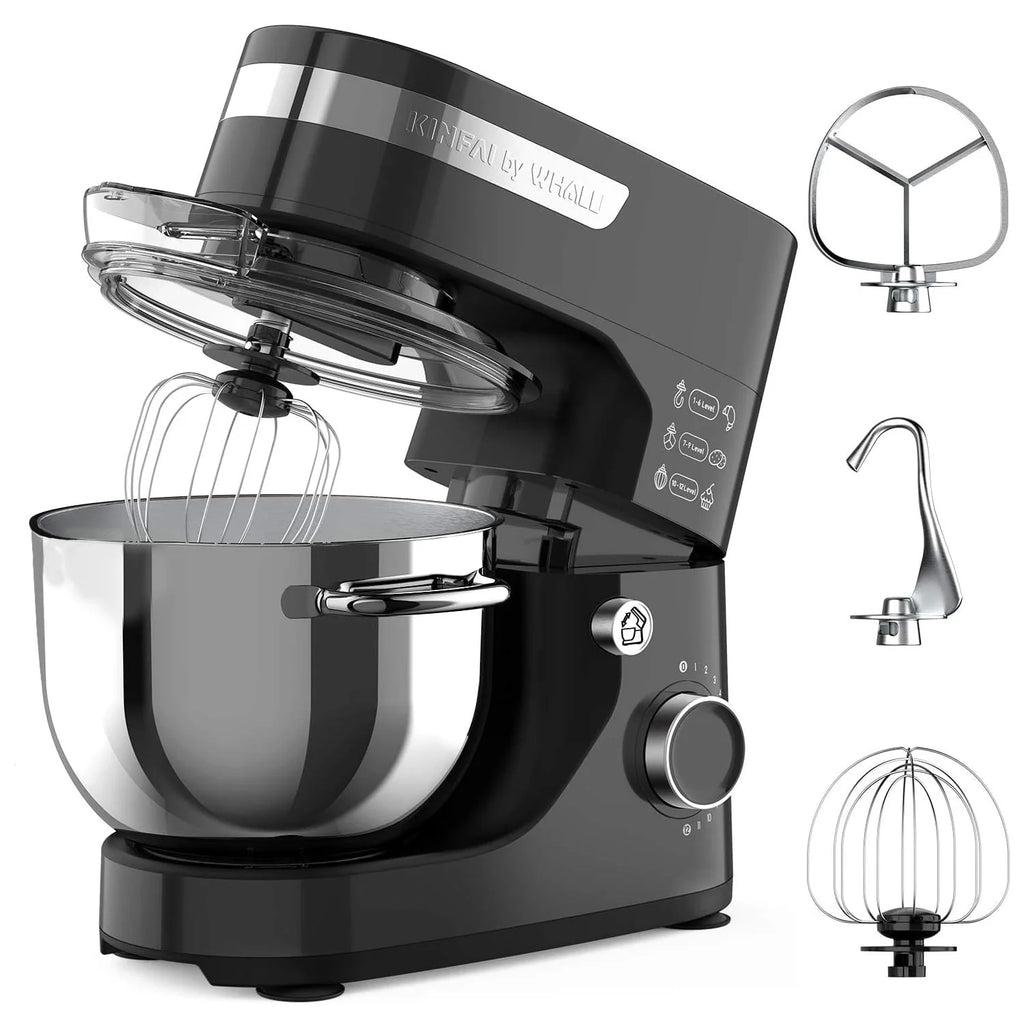 5.5Qt 12-Speed Tilt-Head Electric Kitchen Mixer with Stainless Steel Bowl F4869