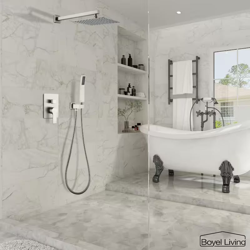 10 in. Wall Mount Dual Shower Heads with 2.5 GPM Z1450