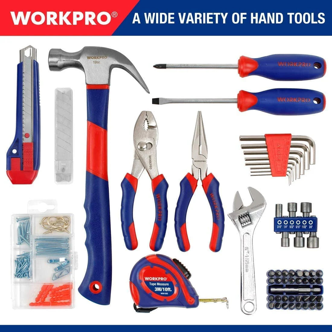 12V Cordless Drill 177 Pieces Combo Kit with Storage Bag and Lithium-Ion Battery & Charger Z613