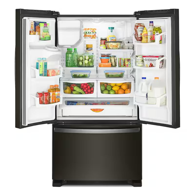 French Door Refrigerator in Black Stainless Q807695