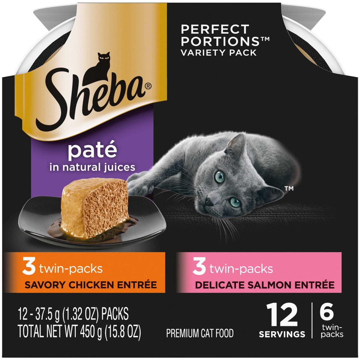 Savory Chicken & Salmon Pate Wet Cat Food A8367