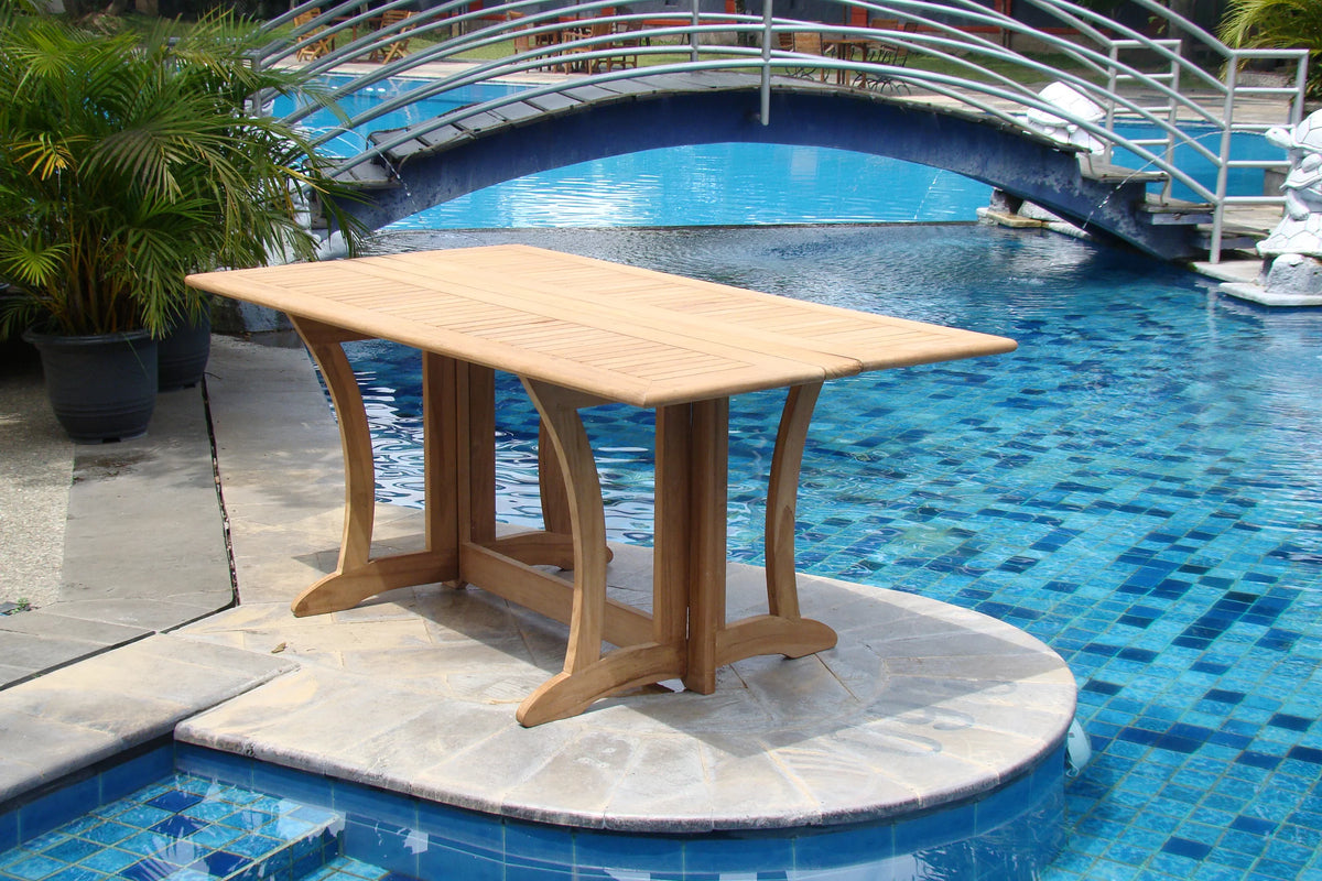 7 Pc Grade-A Teak Wood Dining Set E709
