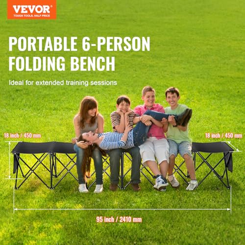 Portable Folding Bench with Carry Bag & Backrest G201856