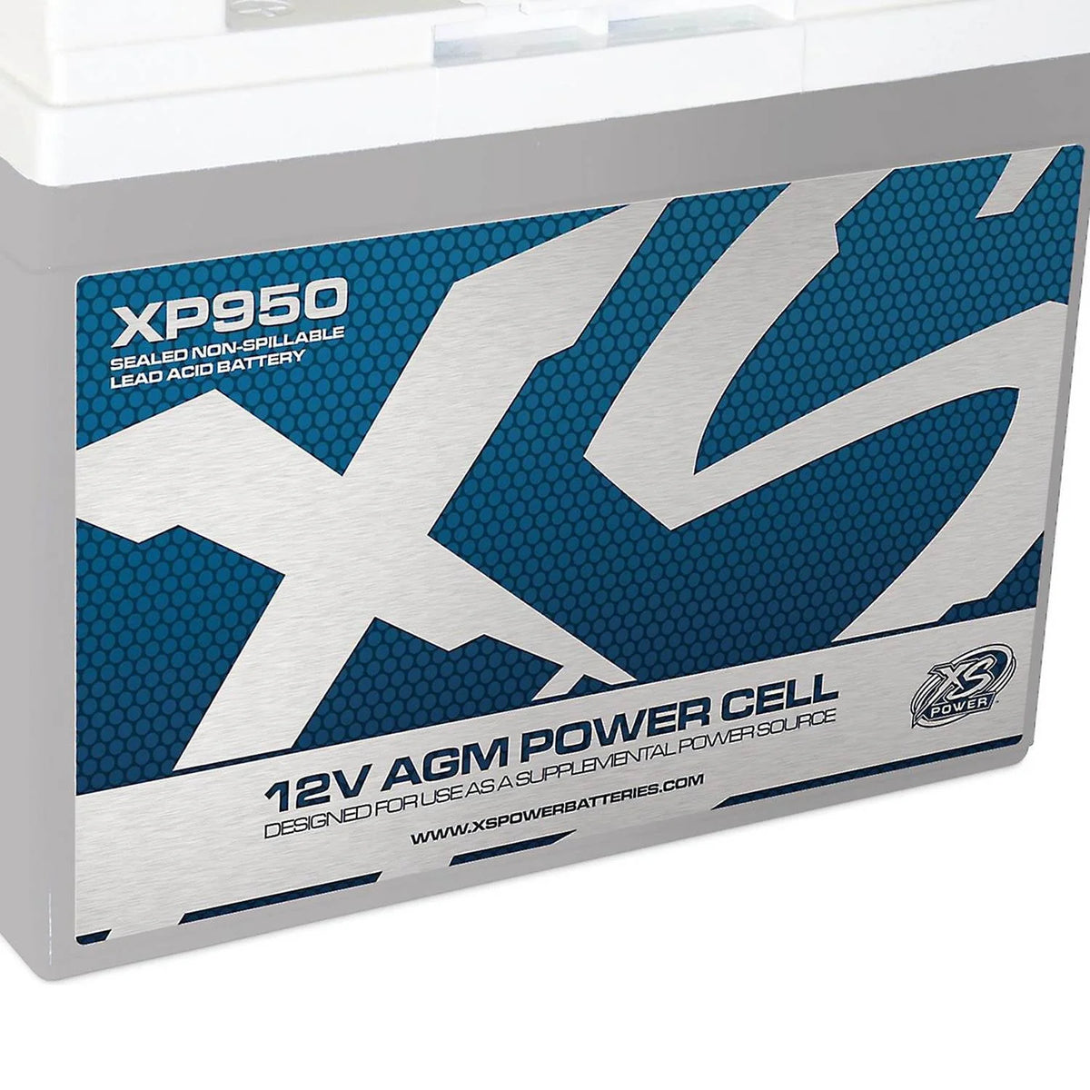 12 Volt AGM Car Audio Battery with Hardware P3121
