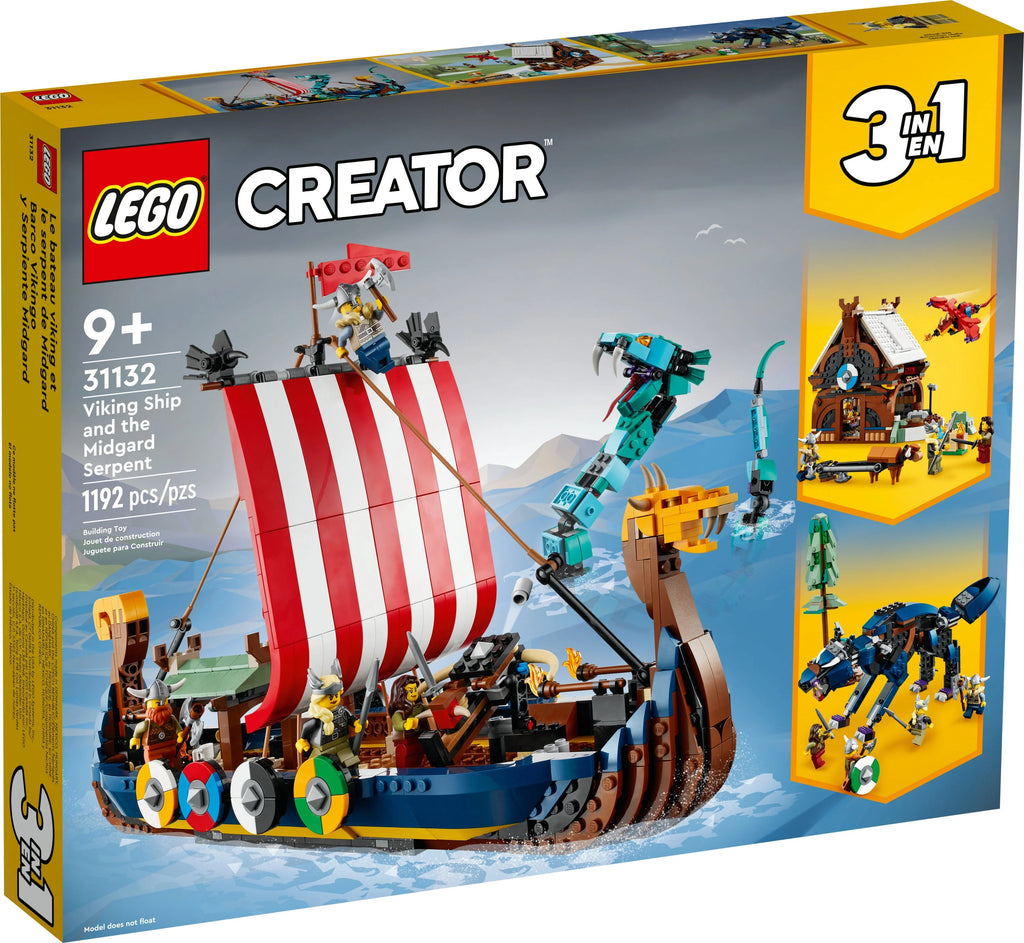 Viking Ship 3 in 1 Building Set T55324