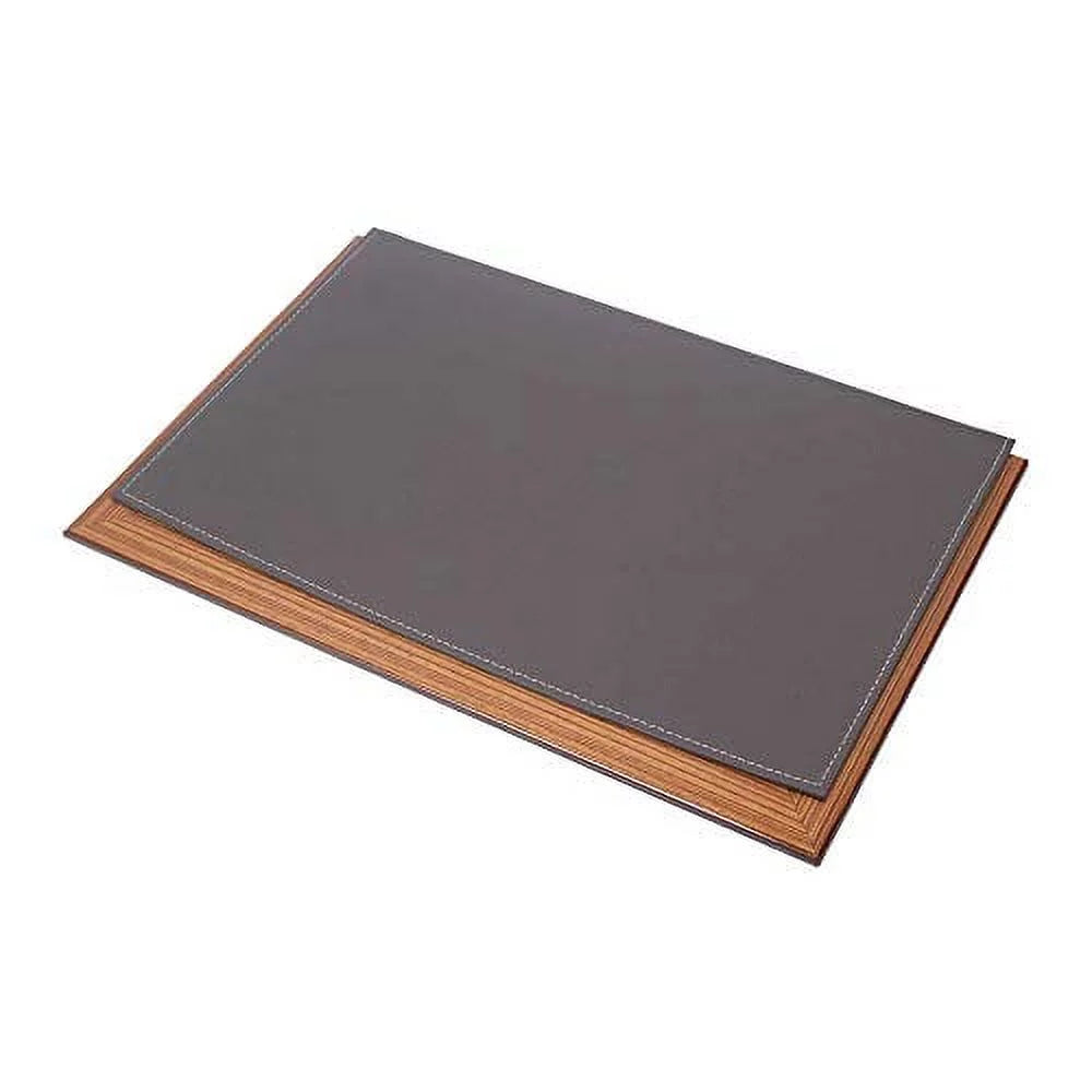 11 Pcs Leather & Wood Desk Organizer Set X4752