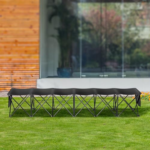 Portable Folding Bench with Carry Bag & Backrest G201856