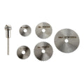 High Speed Steel Rotary Saw Blade Set, 6 Piece H58707