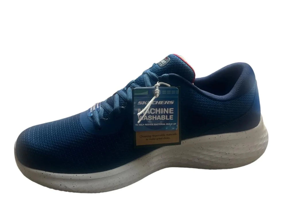 Blue White Memory Foam Men Shoes Q5222