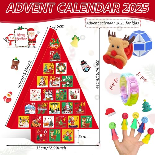 24 Days Fidget Toy Advent Calendar T3525